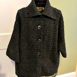NWT wool and cashmere Irish cardigan